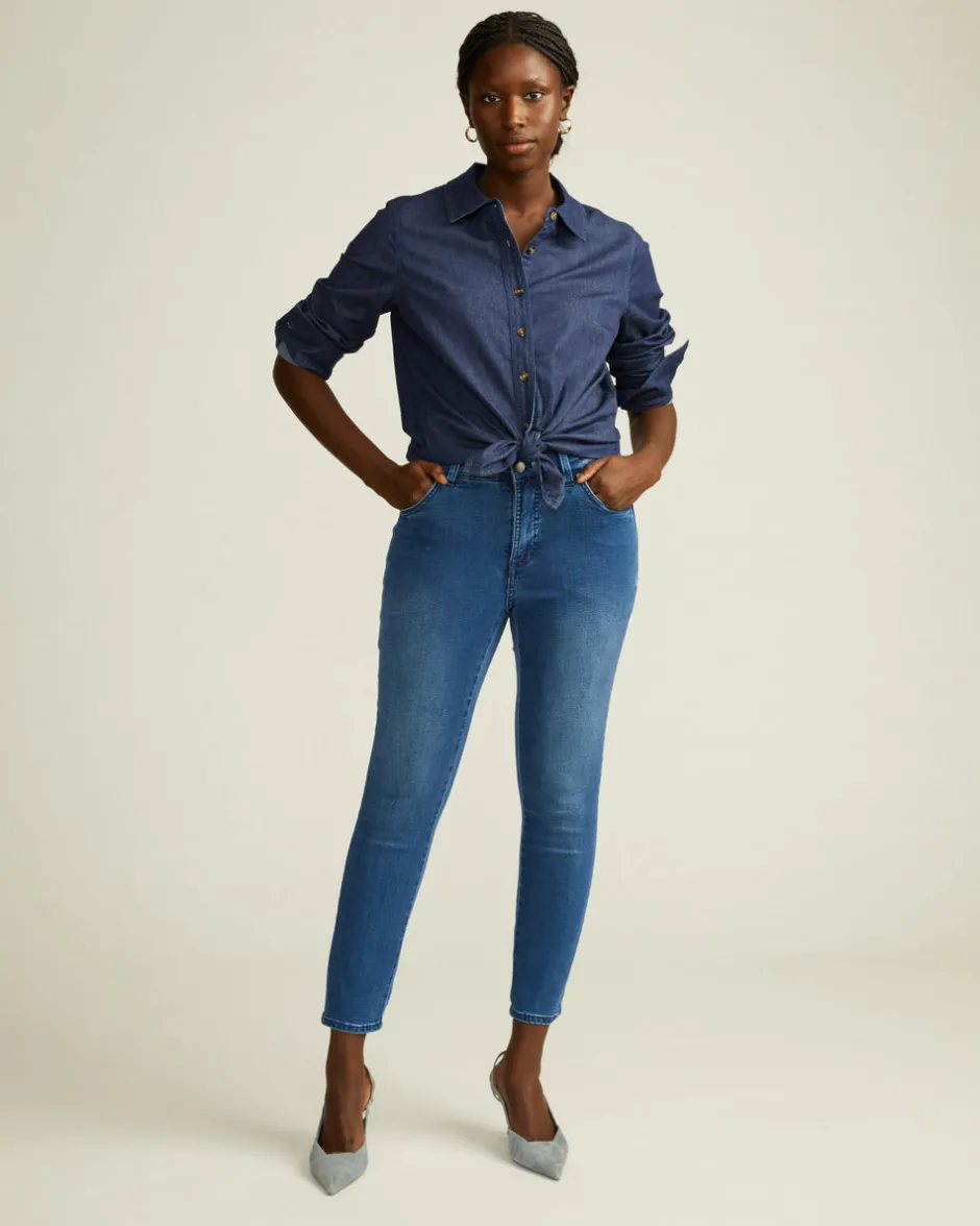 Universal Standard Seine High Rise Skinny Jeans 27 Inch