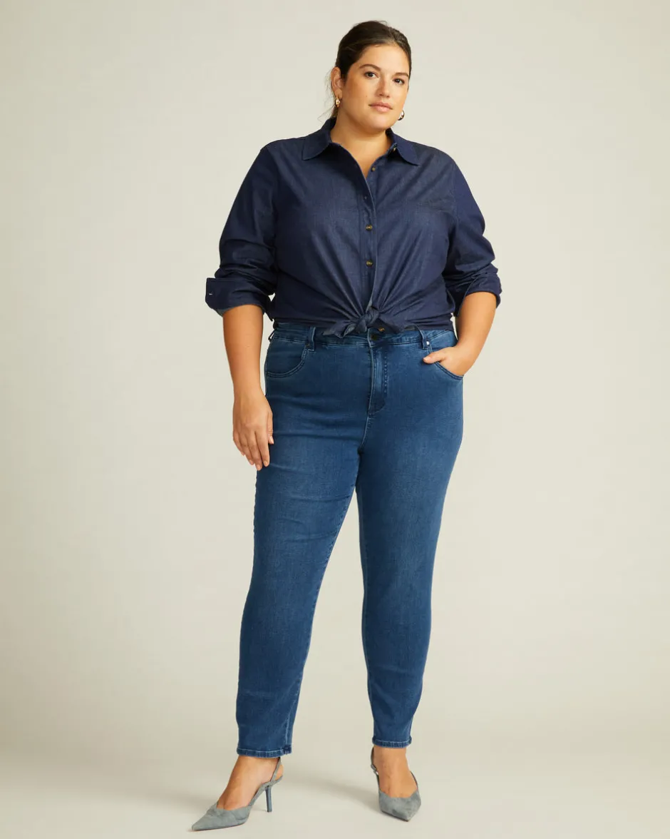 Universal Standard Seine High Rise Skinny Jeans 27 Inch