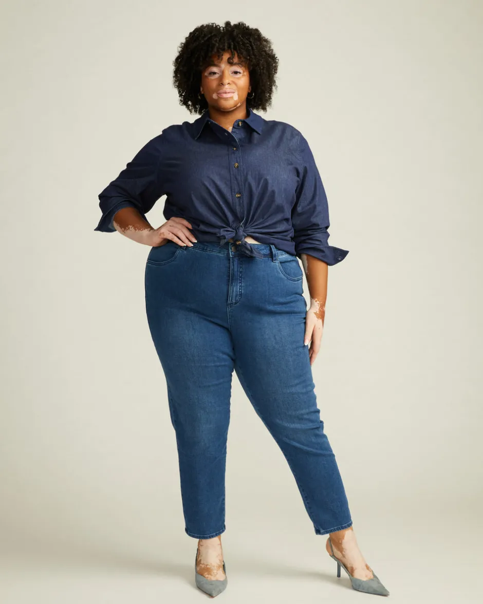 Universal Standard Seine High Rise Skinny Jeans 27 Inch