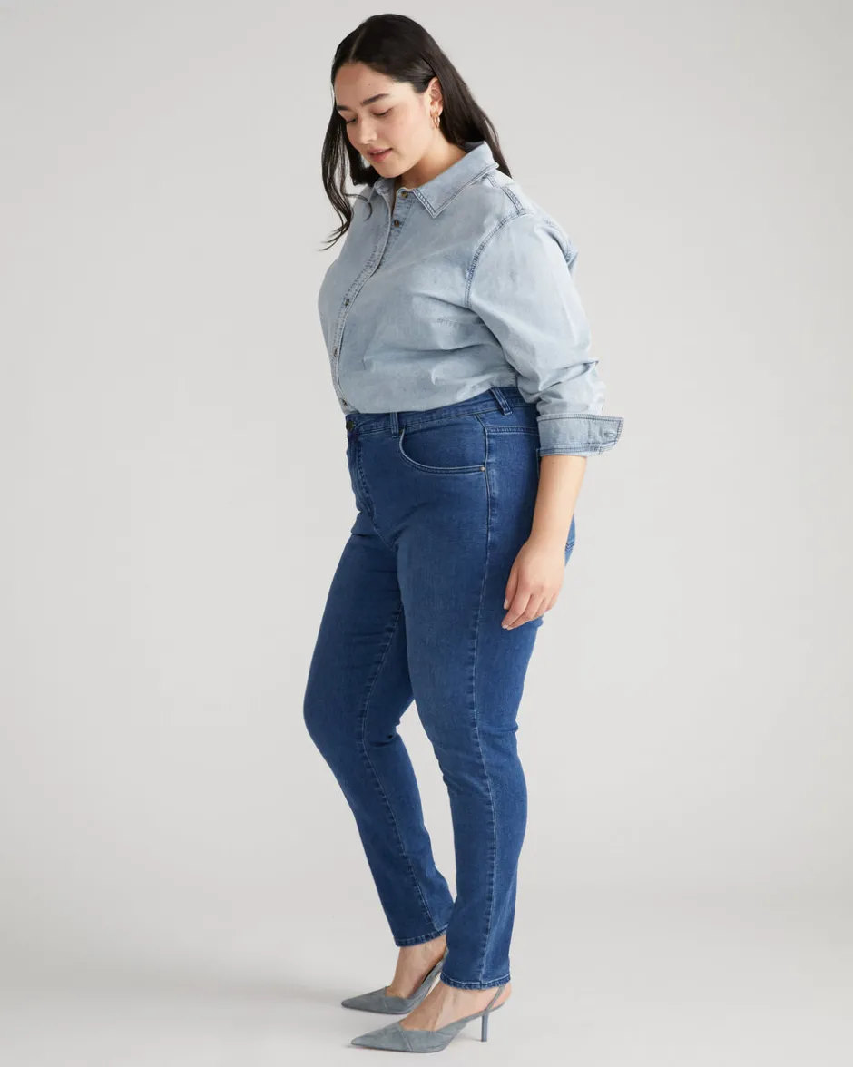 Universal Standard Seine High Rise Skinny Jeans 30 Inch