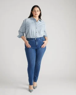 Universal Standard Seine High Rise Skinny Jeans 30 Inch