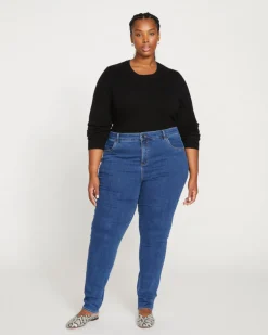 Universal Standard Seine High Rise Skinny Jeans 32 Inch