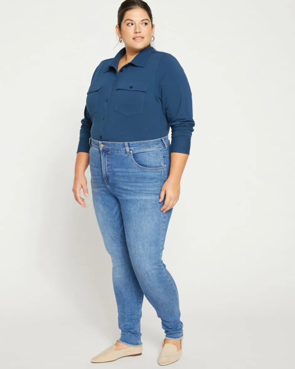 Universal Standard Seine High Rise Skinny Jeans 30 Inch