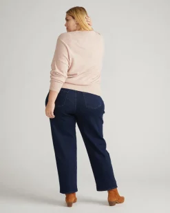 Universal Standard Seine High Rise Straight Leg Jean 29 Inch