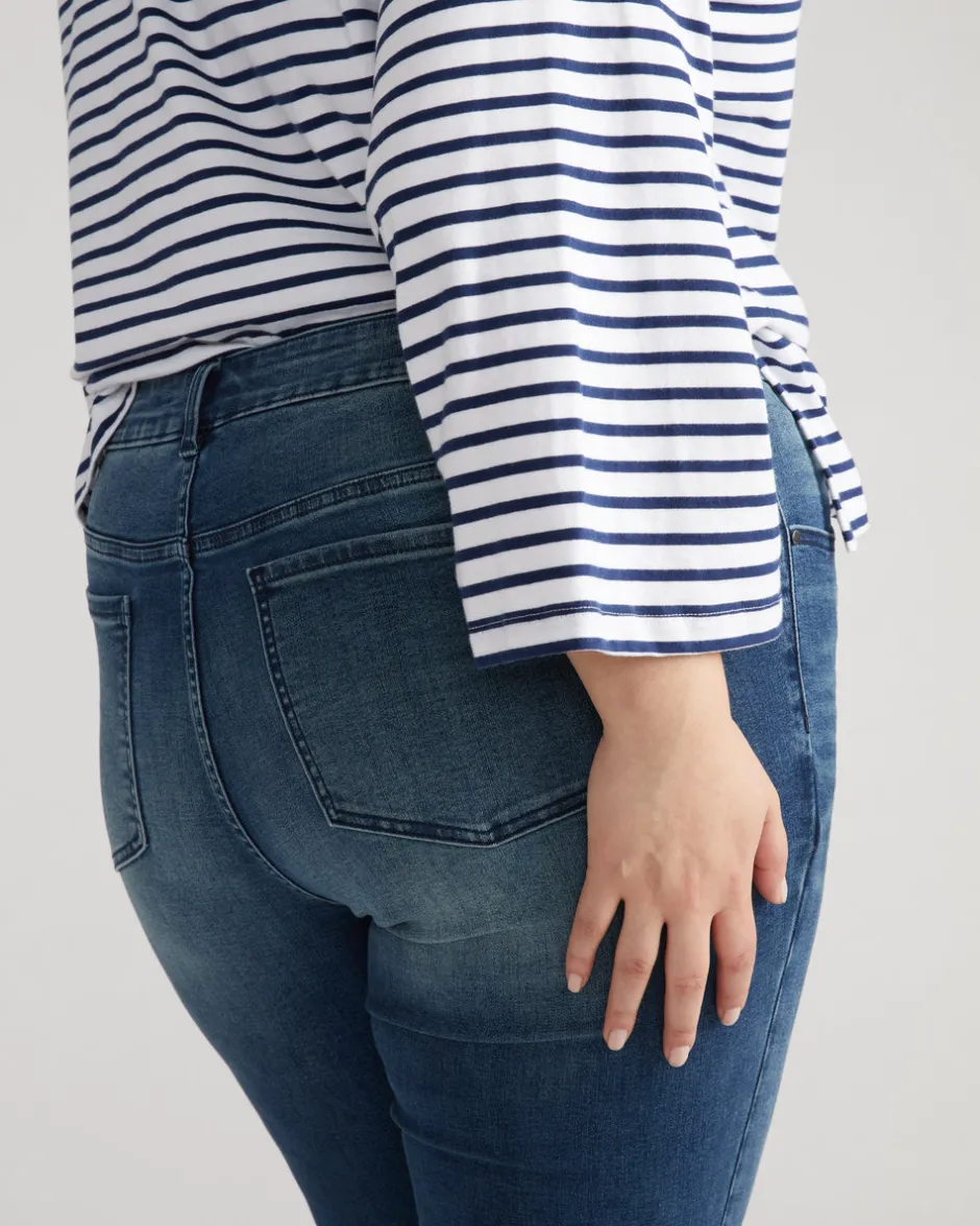 Universal Standard Seine Mid Rise Skinny Jeans 32 Inch