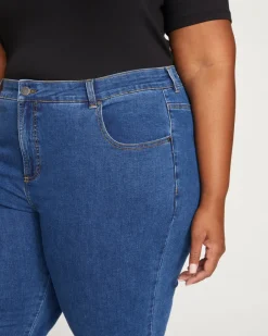 Universal Standard Seine Mid Rise Skinny Jeans 32 Inch