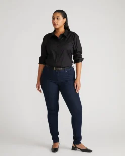 Universal Standard Seine Mid Rise Skinny Jeans 32 Inch