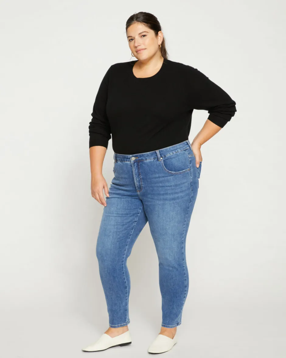 Universal Standard Seine Mid Rise Skinny Jeans 27 Inch
