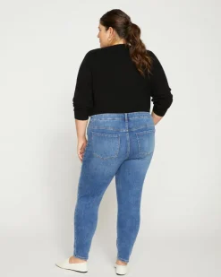 Universal Standard Seine Mid Rise Skinny Jeans 27 Inch
