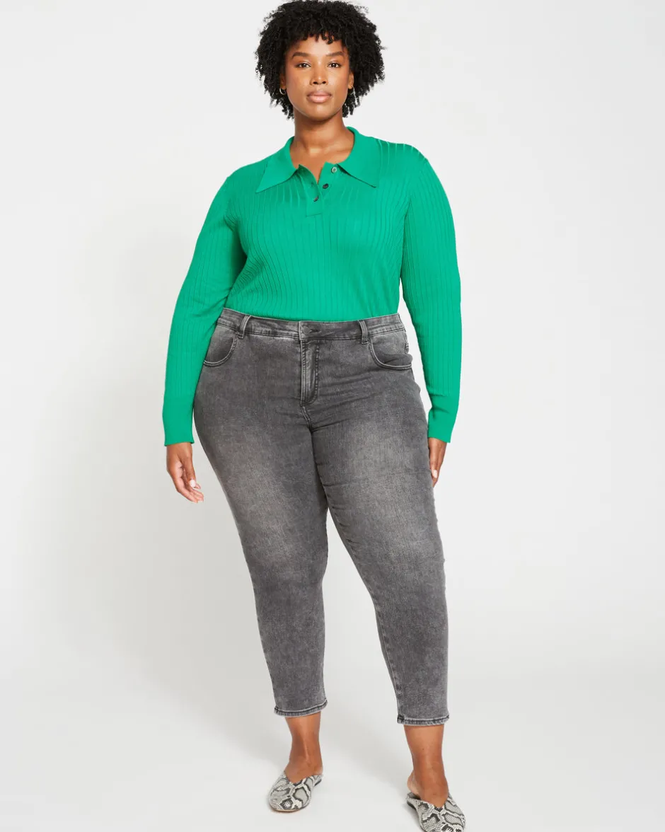 Universal Standard Seine Mid Rise Skinny Jeans 27 Inch