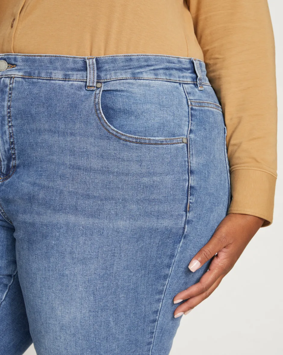 Universal Standard Seine Mid Rise Skinny Jeans 32 Inch