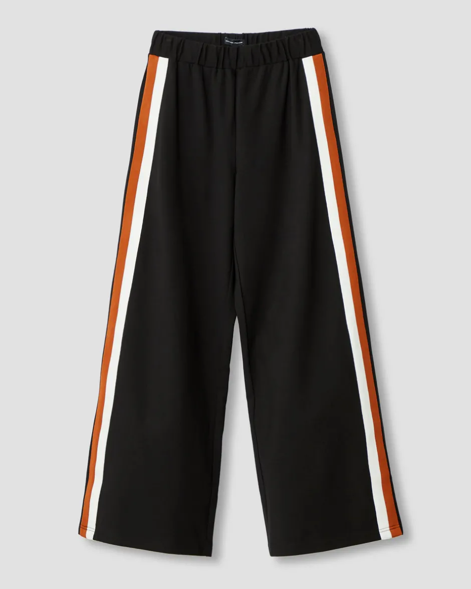 Universal Standard Stephanie Wide Leg Stripe Ponte Pants 30 Inch