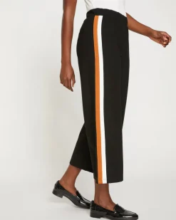 Universal Standard Stephanie Wide Leg Stripe Ponte Pants 27 Inch