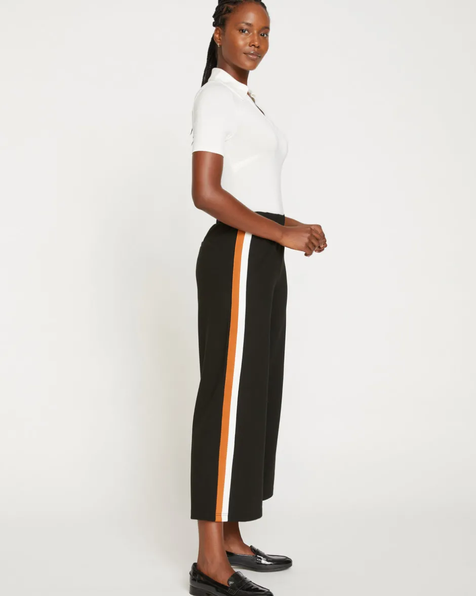Universal Standard Stephanie Wide Leg Stripe Ponte Pants 27 Inch