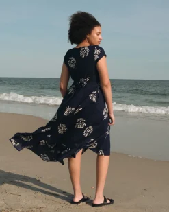 Universal Standard Sunset Linen Flounce Dress