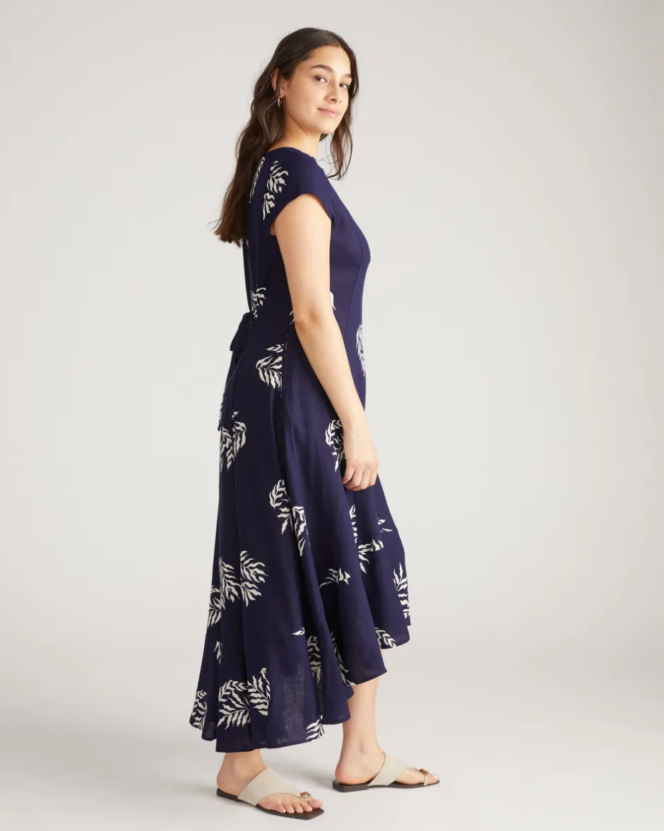 Universal Standard Sunset Linen Flounce Dress
