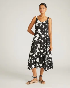 Universal Standard Sunshower Flowy Linen Dress