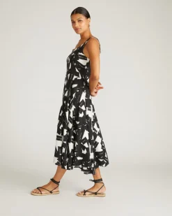 Universal Standard Sunshower Flowy Linen Dress