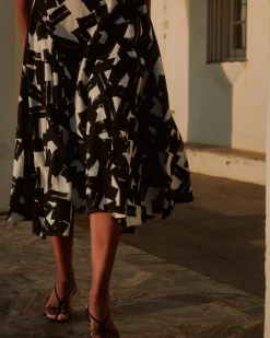 Universal Standard Sunshower Flowy Linen Dress