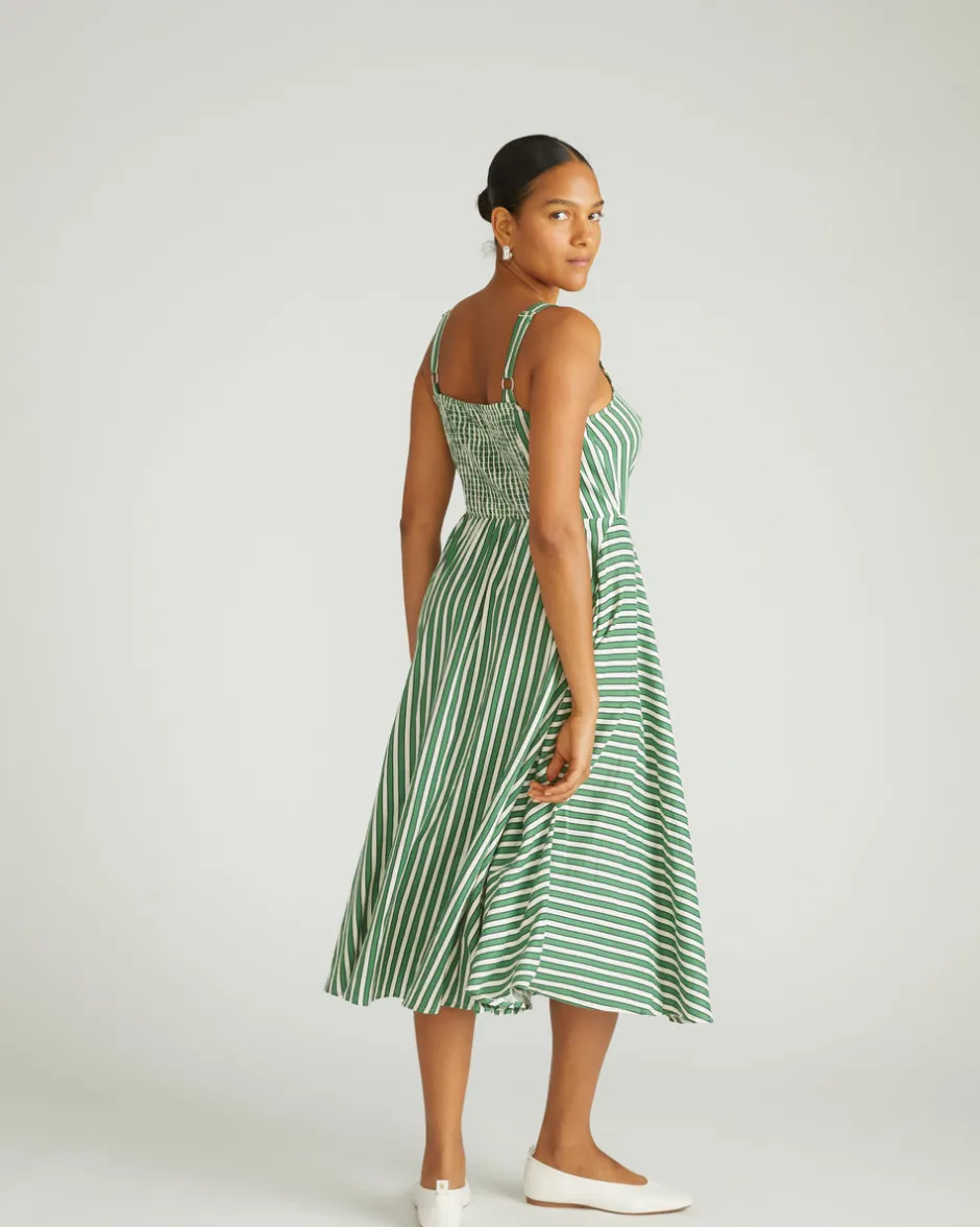 Universal Standard Sunshower Flowy Linen Dress