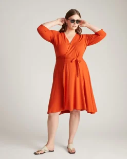 Universal Standard The Divine Jersey Wrap Dress