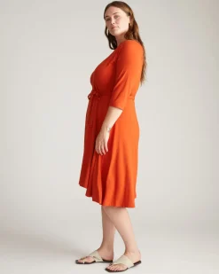 Universal Standard The Divine Jersey Wrap Dress