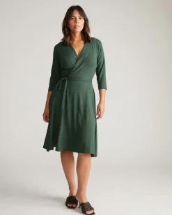Universal Standard The Divine Jersey Wrap Dress