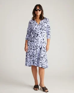 Universal Standard The Divine Jersey Wrap Dress