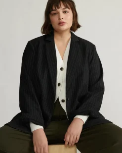 Universal Standard The Pinstripe Blazer