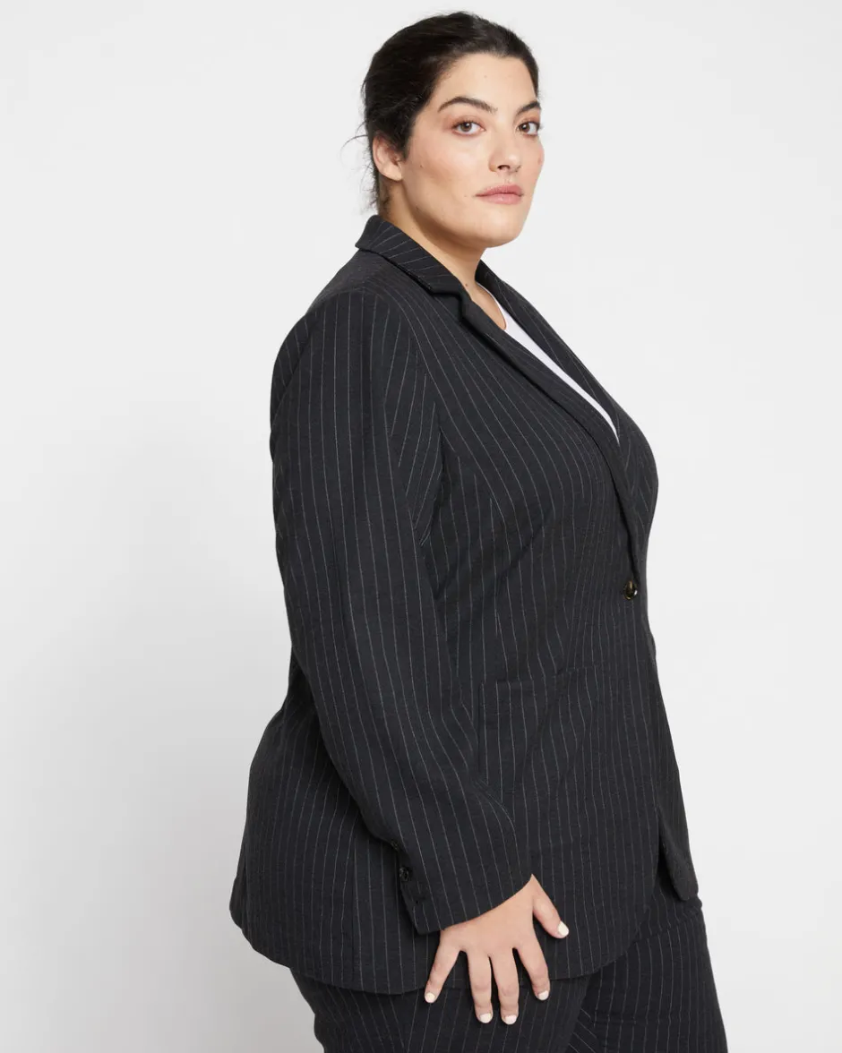 Universal Standard The Pinstripe Blazer