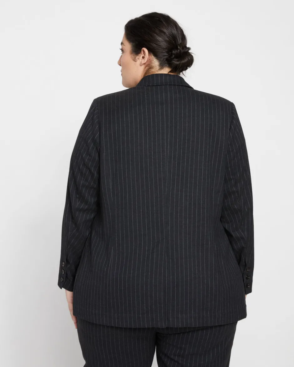 Universal Standard The Pinstripe Blazer