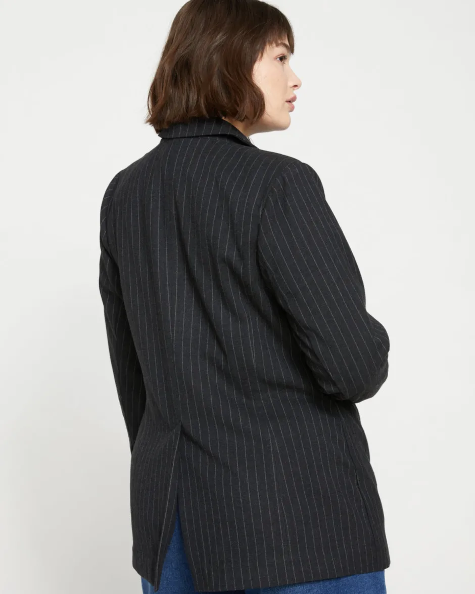 Universal Standard The Pinstripe Blazer