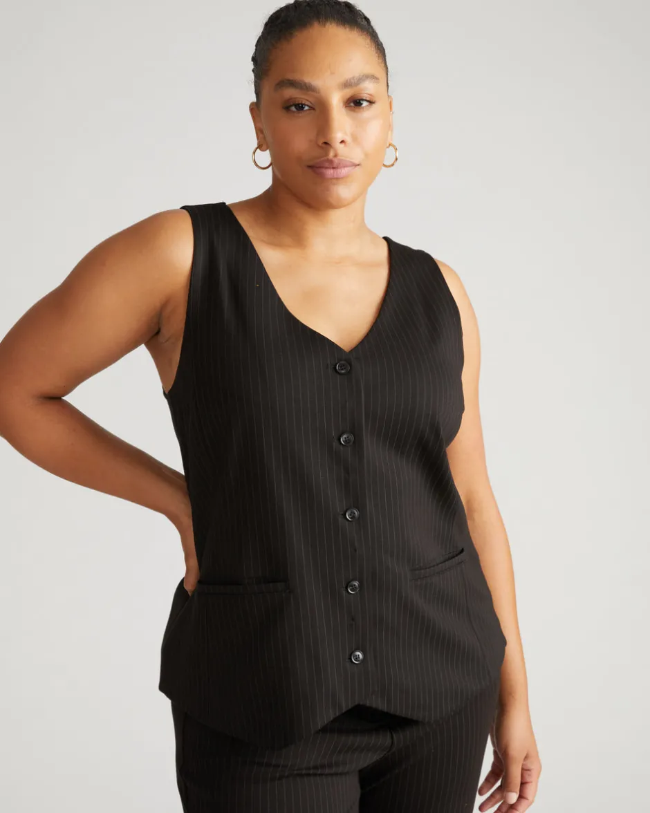 Universal Standard The Tailored Ponte Vest
