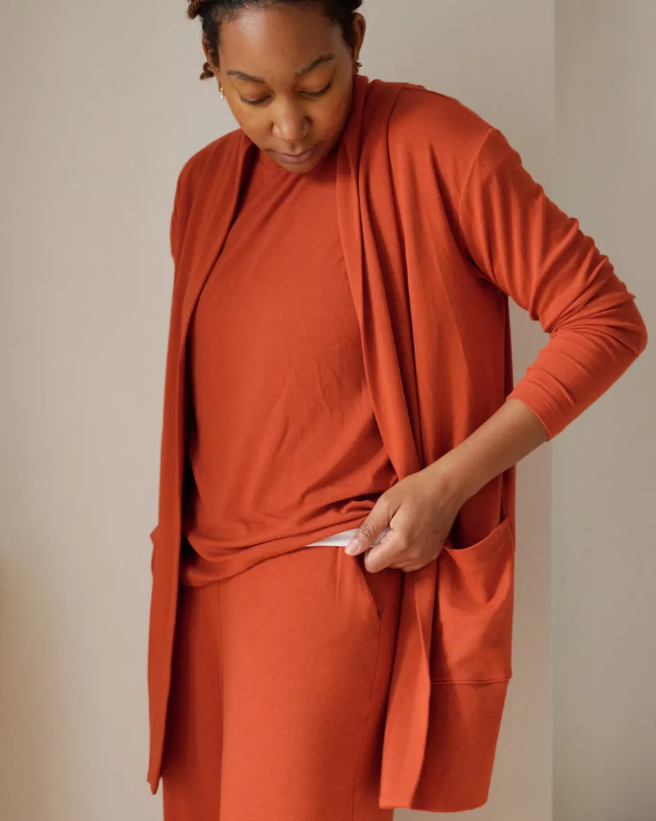 Universal Standard TravelKnit Minimalist Cardigan