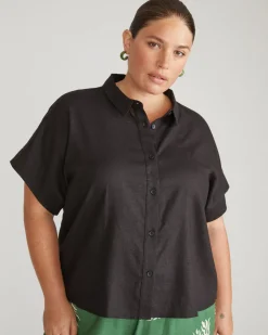 Universal Standard Tupelo Linen Shirt