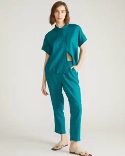 Universal Standard Tupelo Linen Shirt