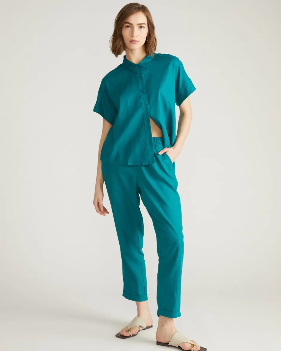 Universal Standard Tupelo Linen Shirt