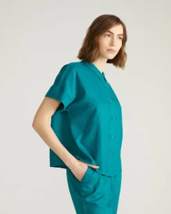 Universal Standard Tupelo Linen Shirt