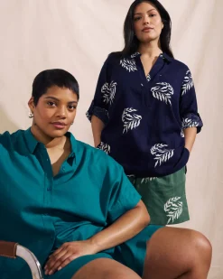Universal Standard Tupelo Linen Shirt