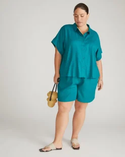 Universal Standard Tupelo Linen Shirt