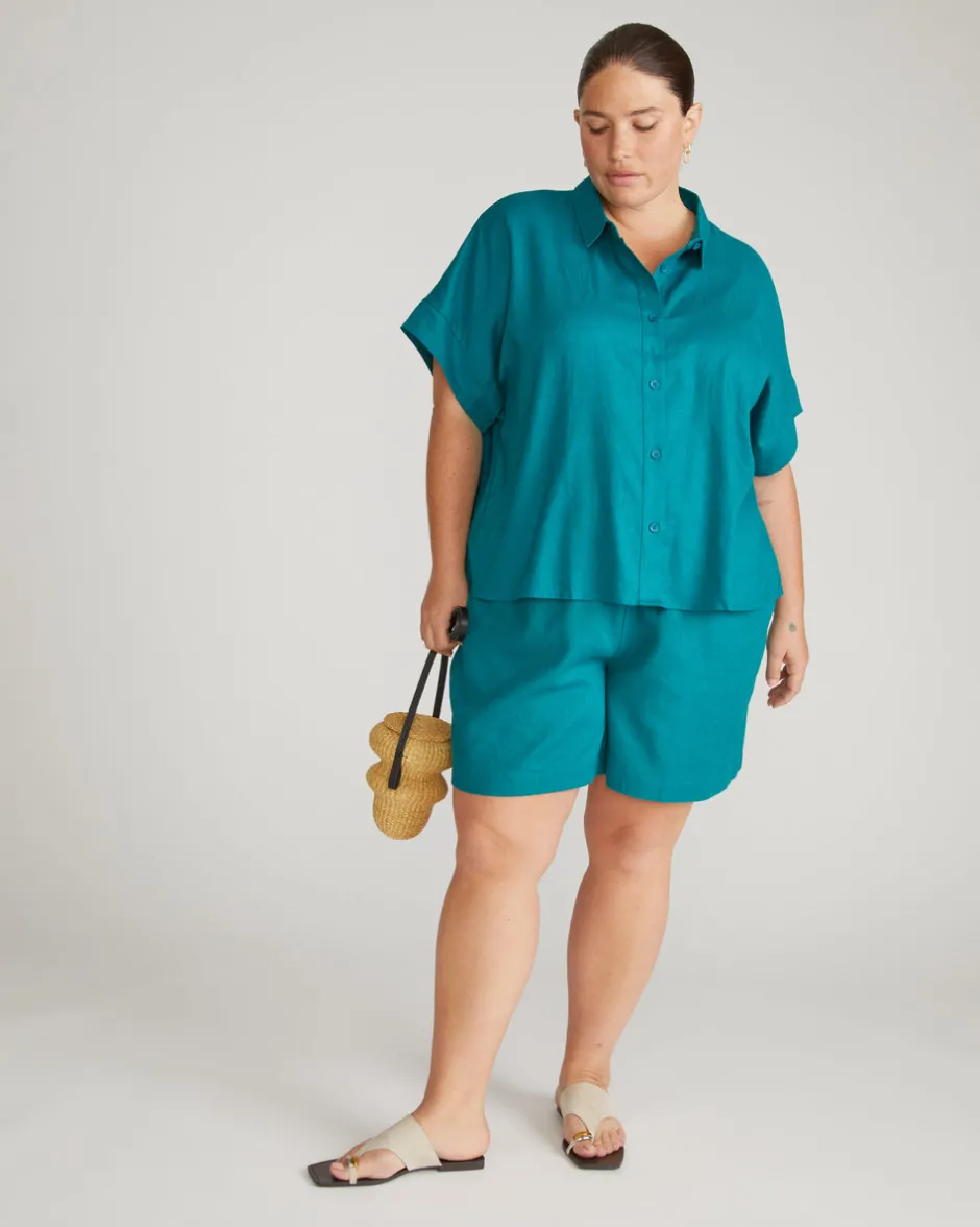 Universal Standard Tupelo Linen Shirt