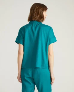 Universal Standard Tupelo Linen Shirt