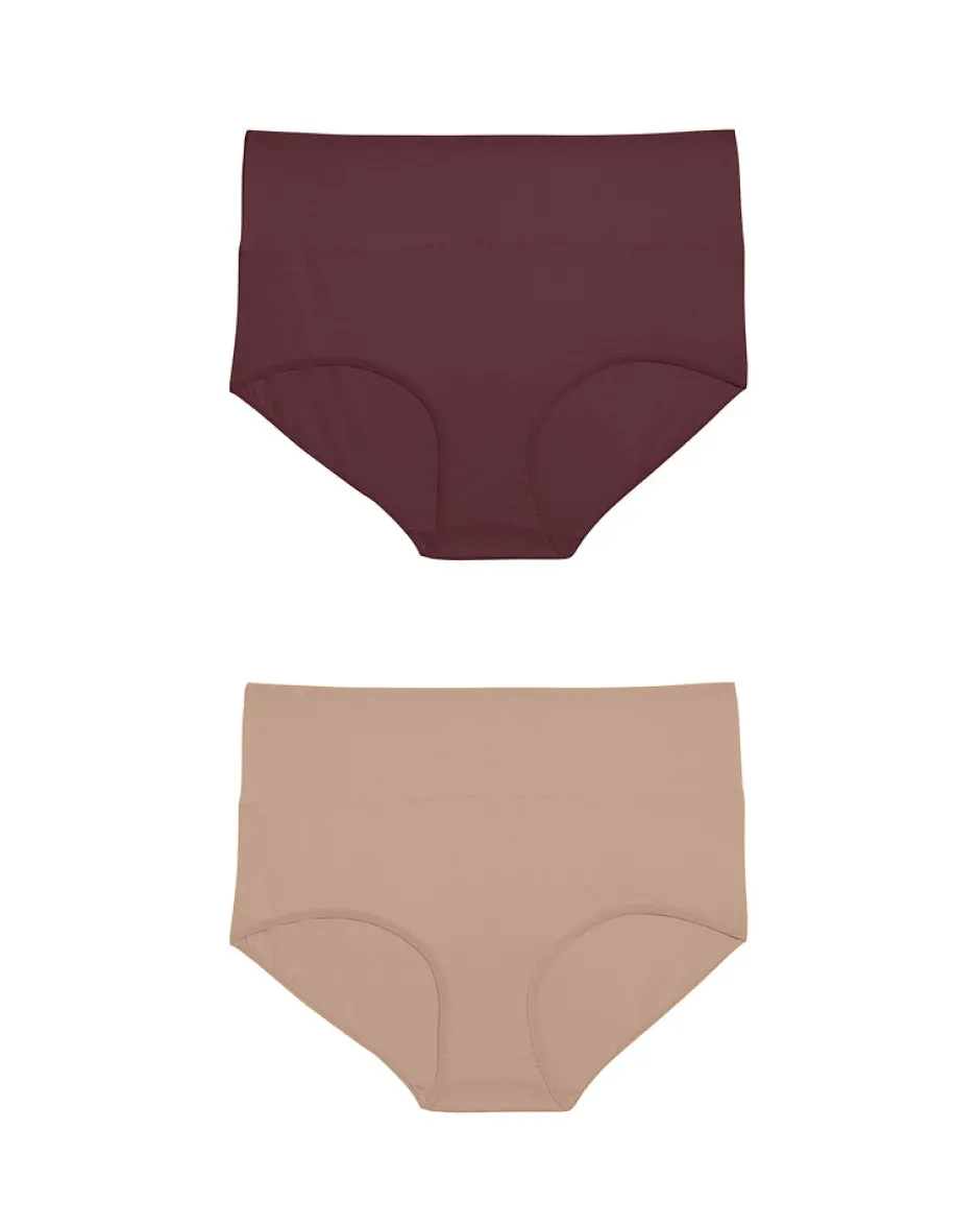 Universal Standard UltimateS 2-Pack Full Coverage High Rise Brief