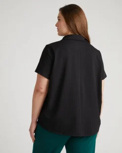Universal Standard Varsity French Terry Polo Top