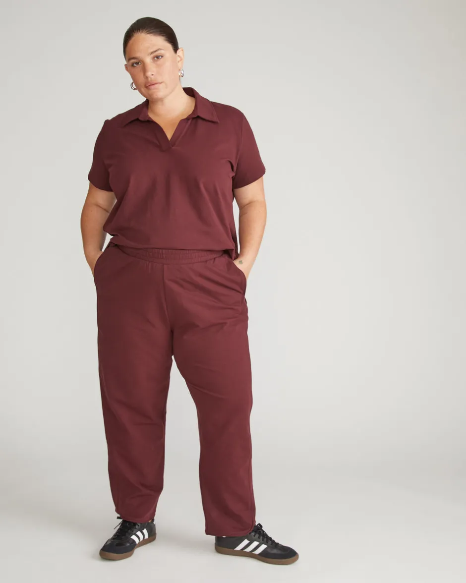 Universal Standard Varsity French Terry Pull On Pants