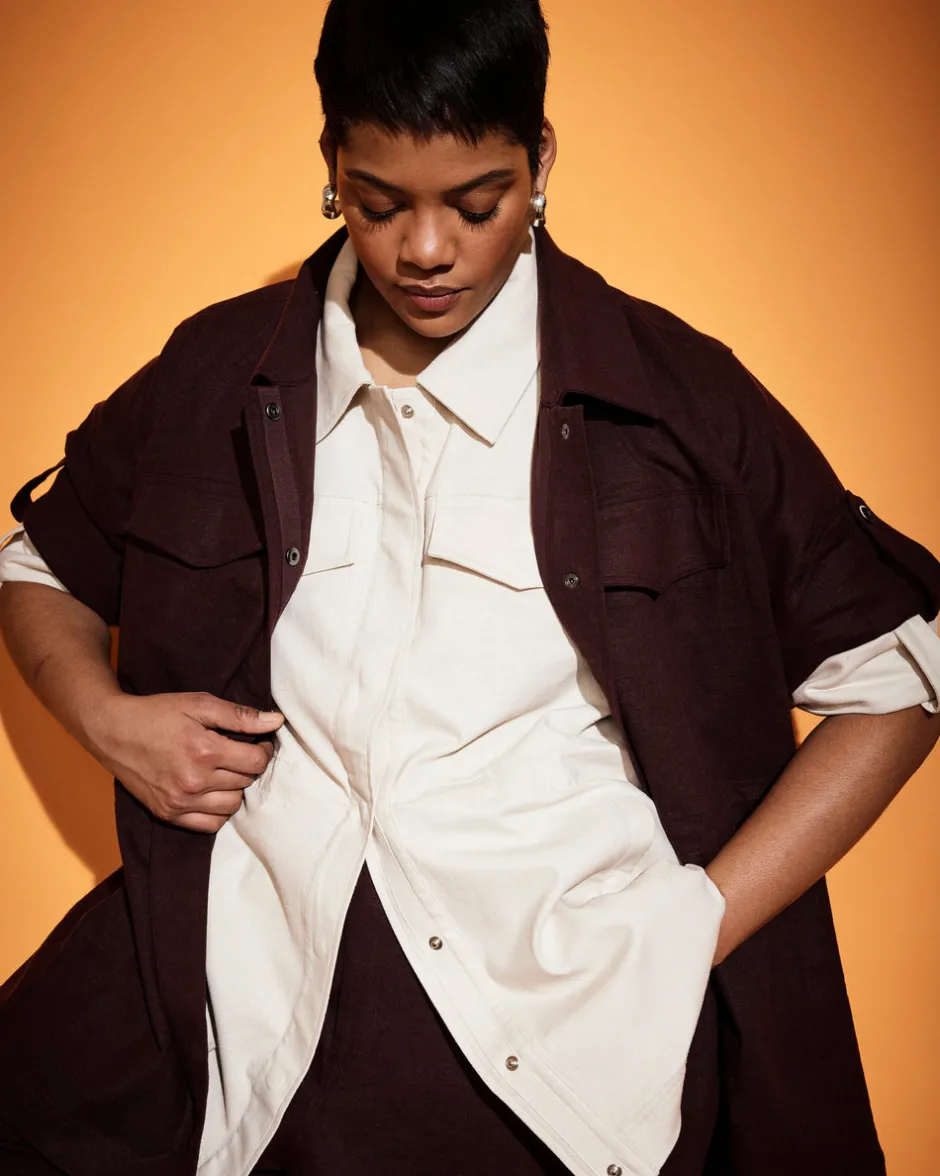 Universal Standard Vineyard Linen Jacket