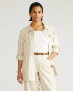 Universal Standard Vineyard Linen Jacket