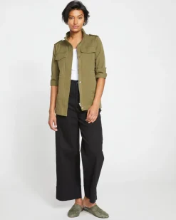 Universal Standard Vineyard Stretch Cotton Twill Jacket
